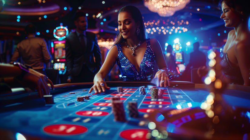 P6X တိုက်ရိုက် ကာစီနို Live Dealer Baccarat Table Myanmar